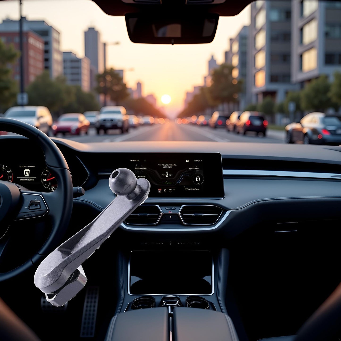 Junfamilee 1Pc Black 17mm Ball Magnetic Car Phone Magnet Mount Extension Universal Smartphone Cell Stand Phone Br Support Mobile, Cell Phones…