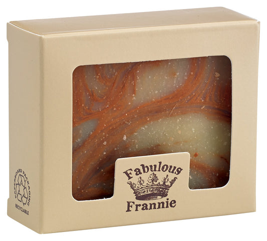 Fabulous Frannie Bay Rum Natural Herbal Soap with Bay Rum, Cinnamon Leaf and Sweet Orange Pure Essential Oils 4oz Bar Beauty & Personal Care Fabulous Frannie