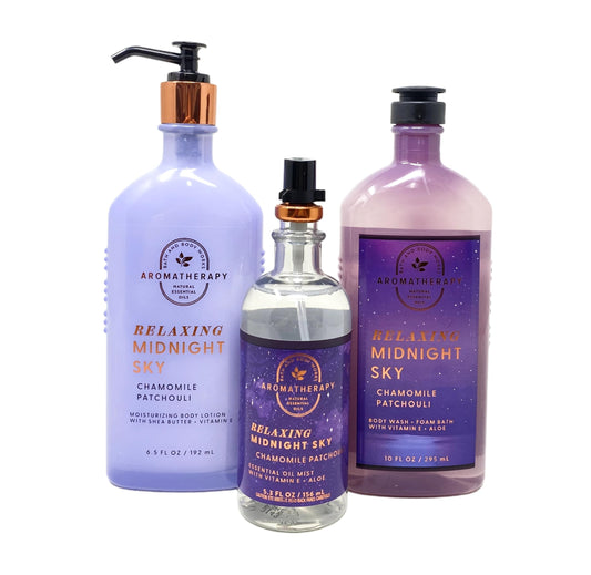 Bath & Body Works Chamomile Patchouli Body Care Set - Whole Body Wash, Lotion & Mist Beauty and Personal Care Bath & Body Works