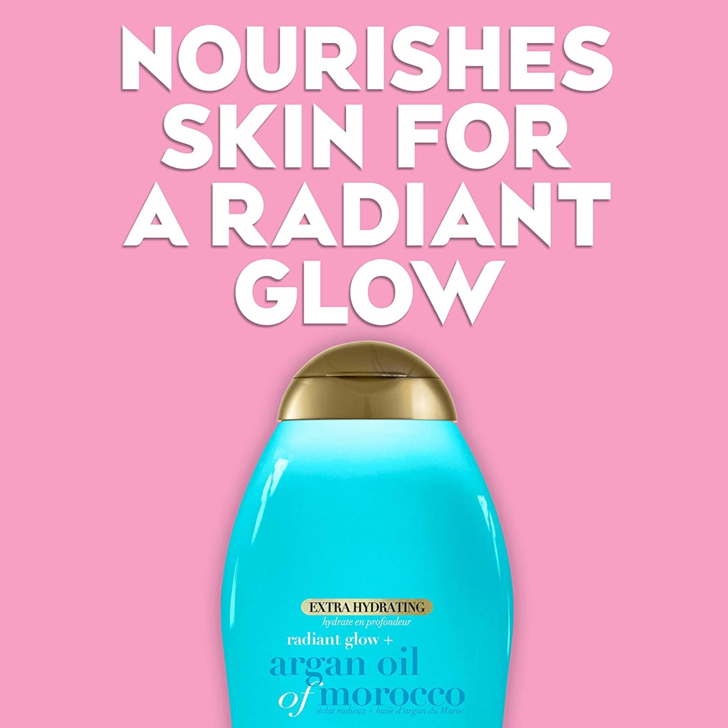 Ogx Body Lotion Argan Oil Of Morocco Extra Hydrating 19.5 Ounce (577ml) (Pack of 3)