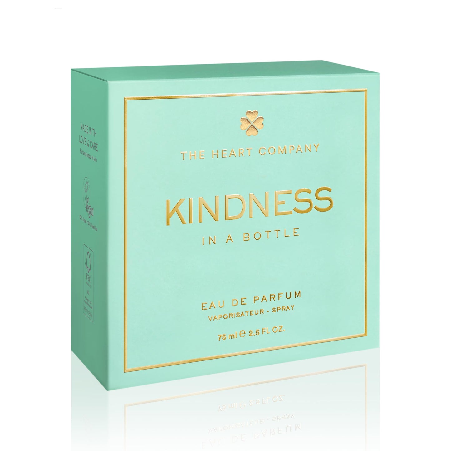 THE HEART COMPANY KINDNESS in a bottle | Fresh Perfume for women | Vegan Women's Eau de Parfum | Unisex Fragrance 75ml - 2.5 fl oz.
