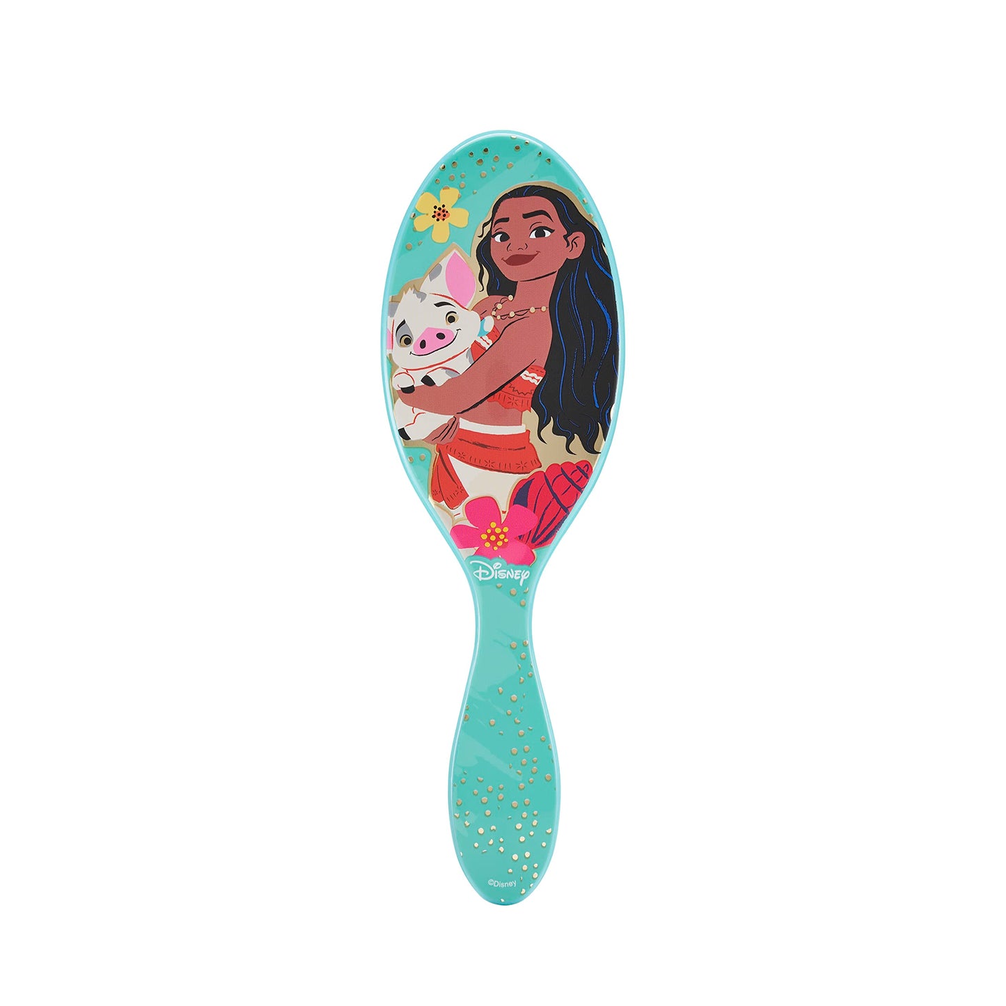 Wet Brush Original Detangler Brush - Moana & Pua, Ultimate Princess Celebration - All Hair Types - Ultra-Soft Bristles Glide Through Tangles with Ease