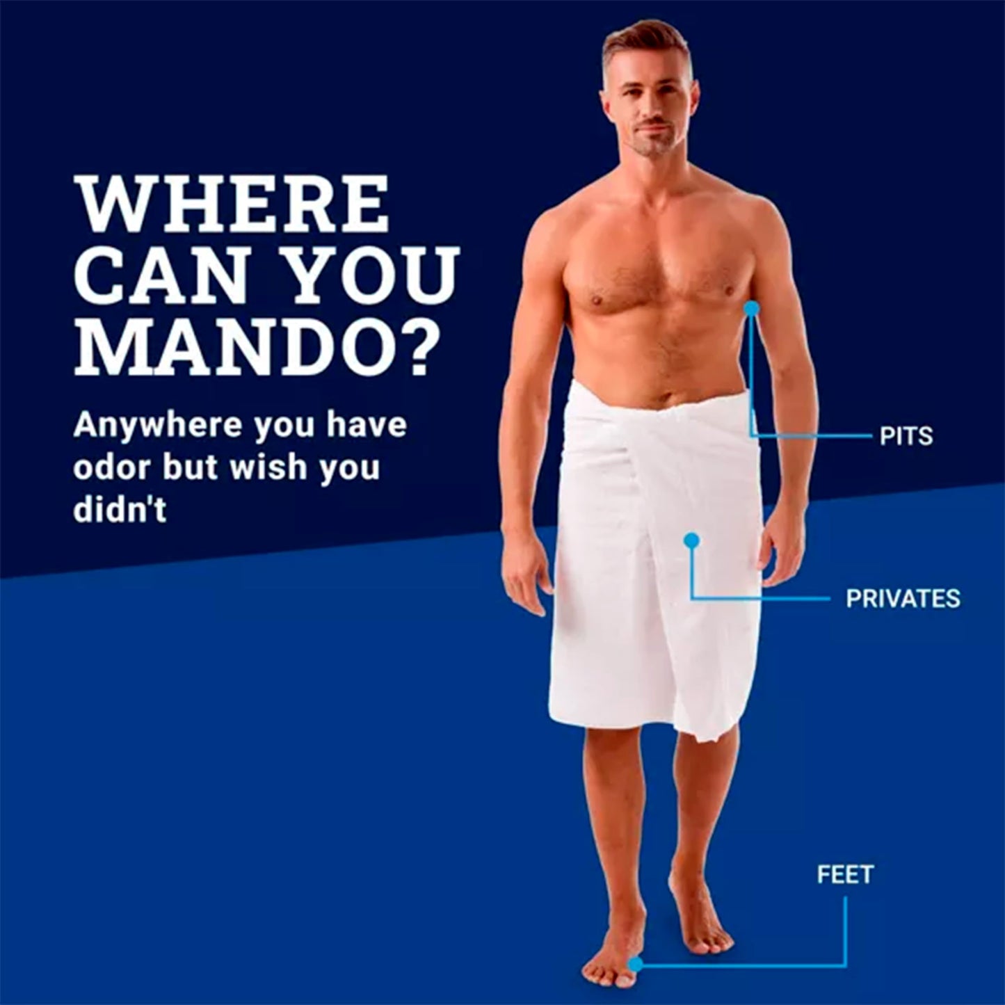 Mando Whole Body Deodorant - Men's Aluminum-Free Invisible Cream Deodorant - Bourbon Leather - 2.2oz - Pack Of 01 Beauty and Personal Care Mando