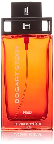 Jacques Bogart Eau de Toilette Spray, Bogart Story Red, 3.4 Ounce