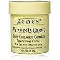 Genes Vitamin E Creme Swiss Collagen Complex Moisturizing Creme for Dry and Sensitive Skin 16 oz