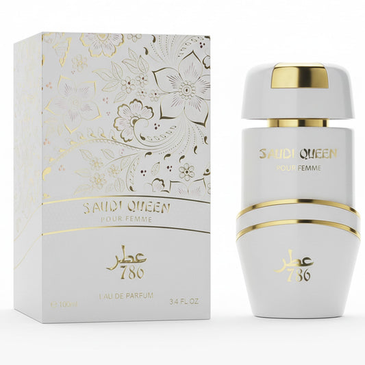 Jo Milano Saudi Queen Eau De Parfum Spray | 3.4 oz (100ml) | Fruity, Sweet, Oud, Musk, Patchouli, Vanilla Scent | Long Lasting Fragrance for Women Beauty & Personal Care Jo Milano