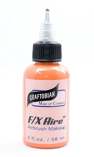 Graftobian F/X Aire Airbrush Make-Up - Neon Orange 2oz