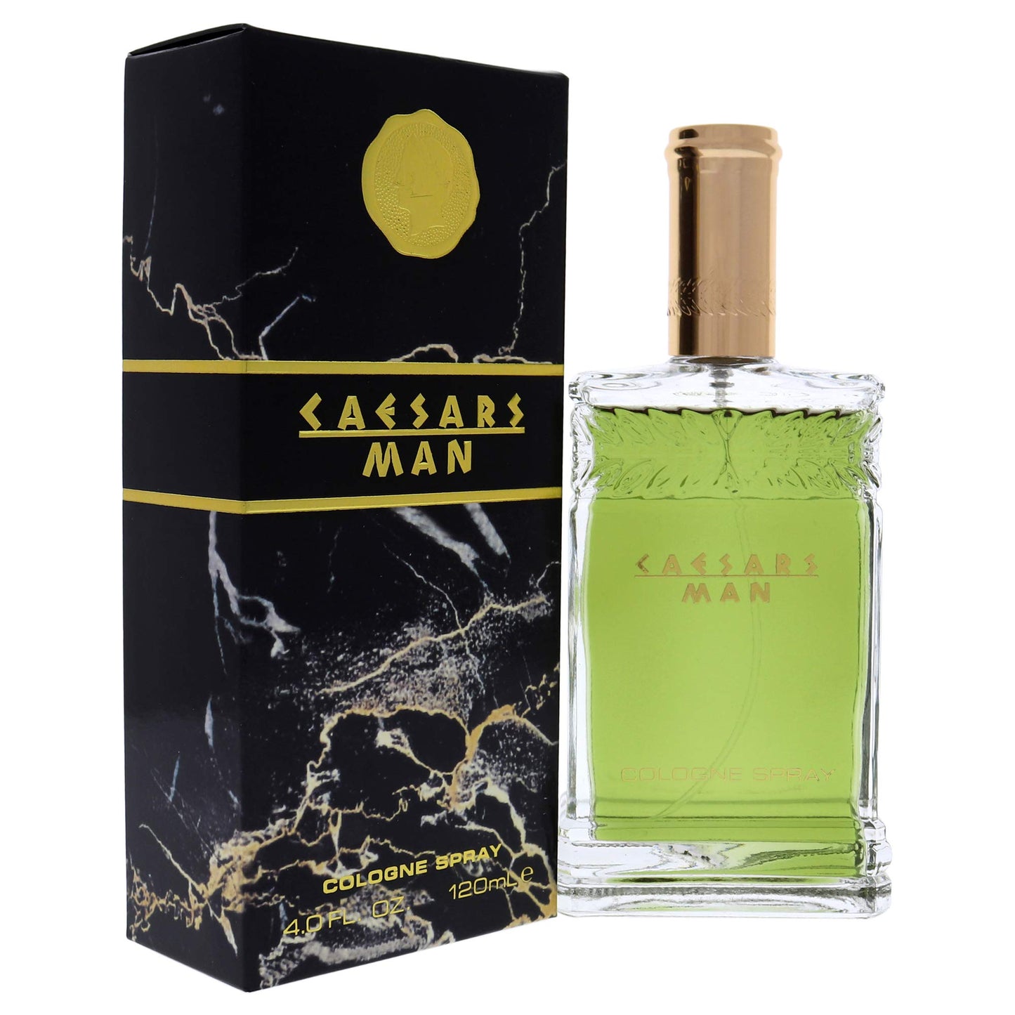 Caesars Man ~ Legendary Cologne Spray 4.0 oz / 120 ml New in Box