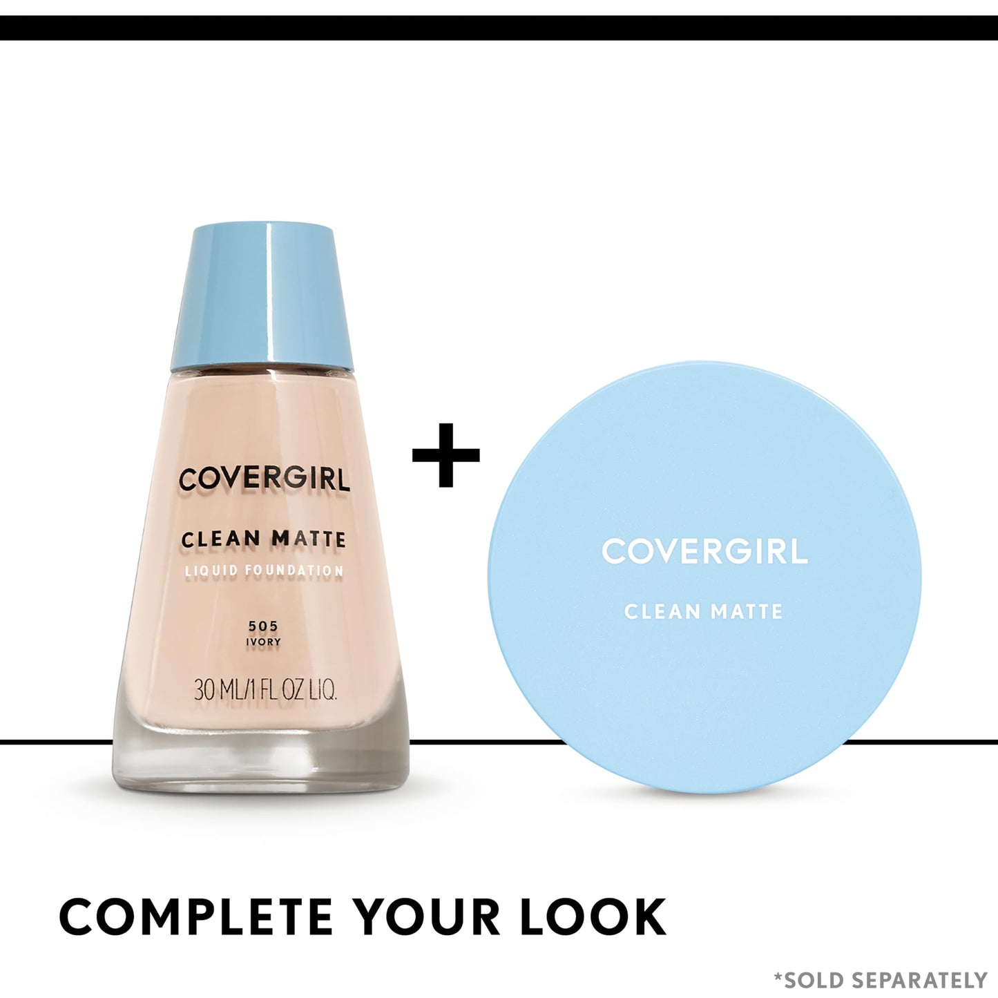 COVERGIRL Clean Matte Pressed Powder Powder Soft Honey 555, 0.35 OZ