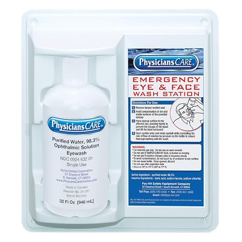 PhysiciansCare 32-OZ. EYE & SKIN FLUSHSTATION W/ONE 32-OZ
