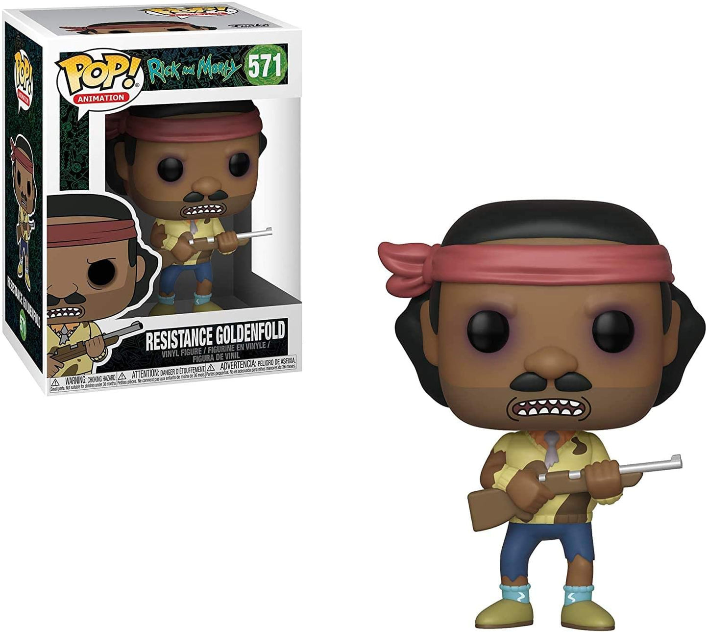 Rick and Morty Pop! Vinyl Figure Resistance Goldenfold