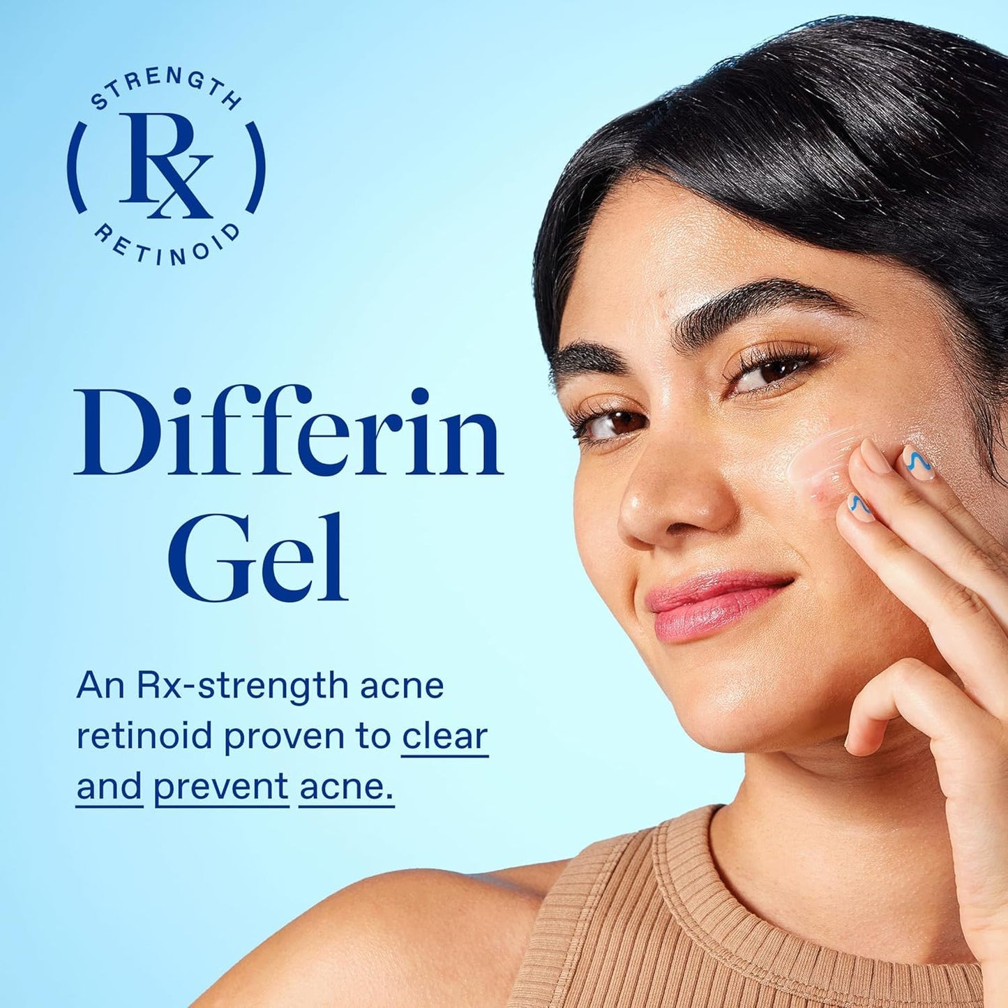 Differin Acne Treatment Gel, 30 Day Supply, Retinoid Treatment for Face with 0.1% Adapalene, Gentle Skin Care for Acne Prone Sensitive Skin, 15g Tube Beauty and Personal Care Differin