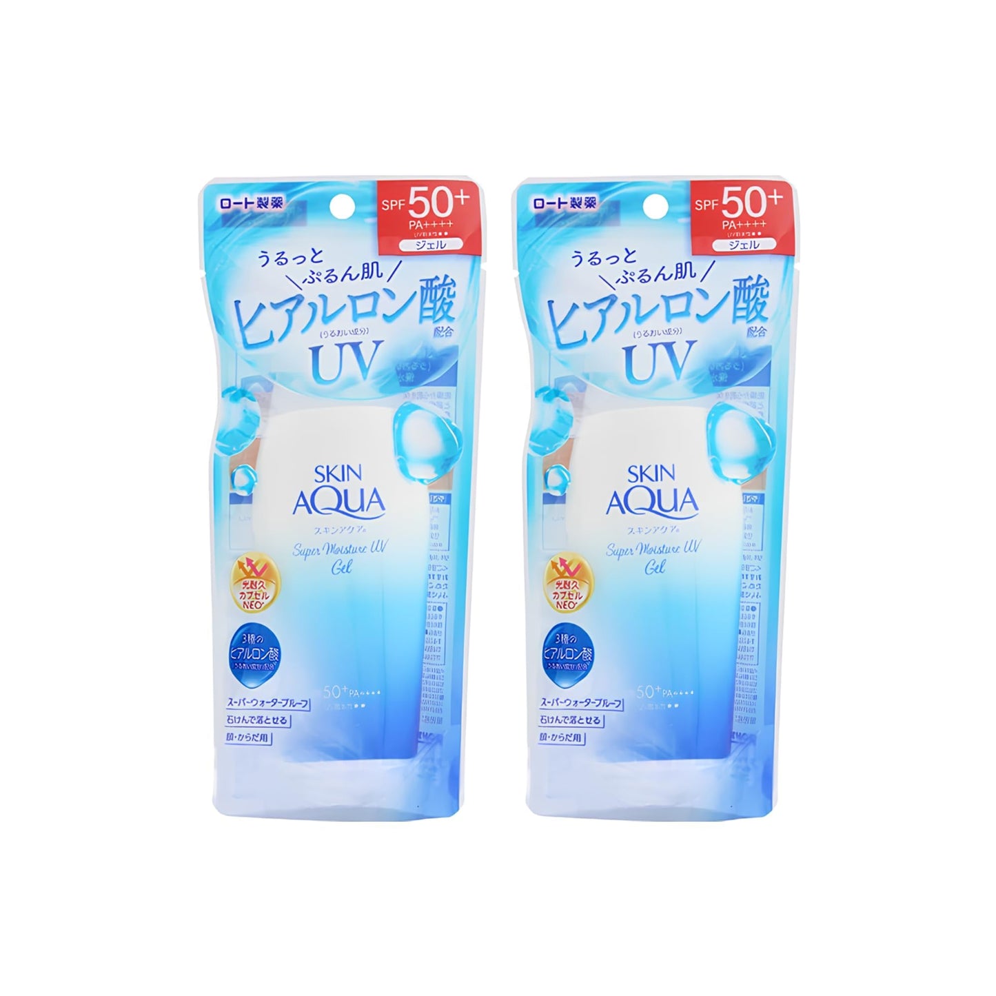 Skin Aqua UV Super Moisture Gel Hydrating Sunscreen SPF50+/PA++++ - 110g - Pack of 2 Beauty and Personal Care SKIN AQUA