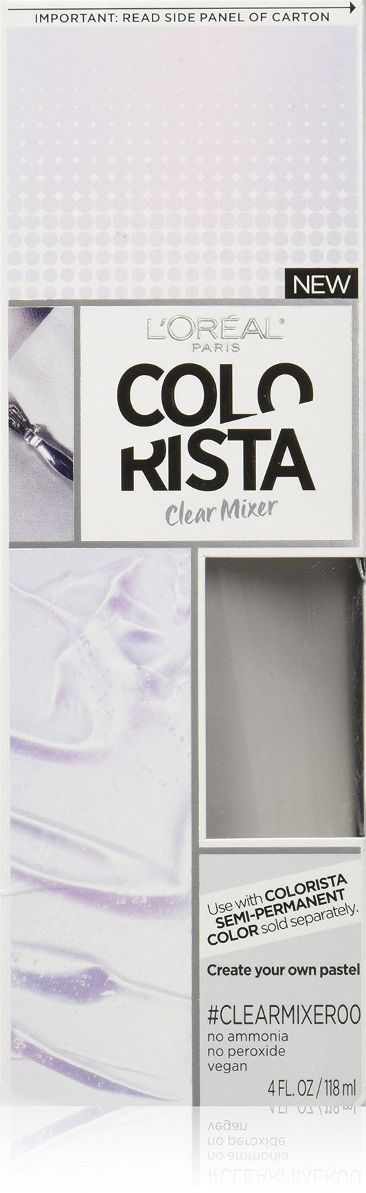 L'Oréal Paris Colorista Semi-Permanent Hair Color for Light Bleached or Blondes, #ClearMixer