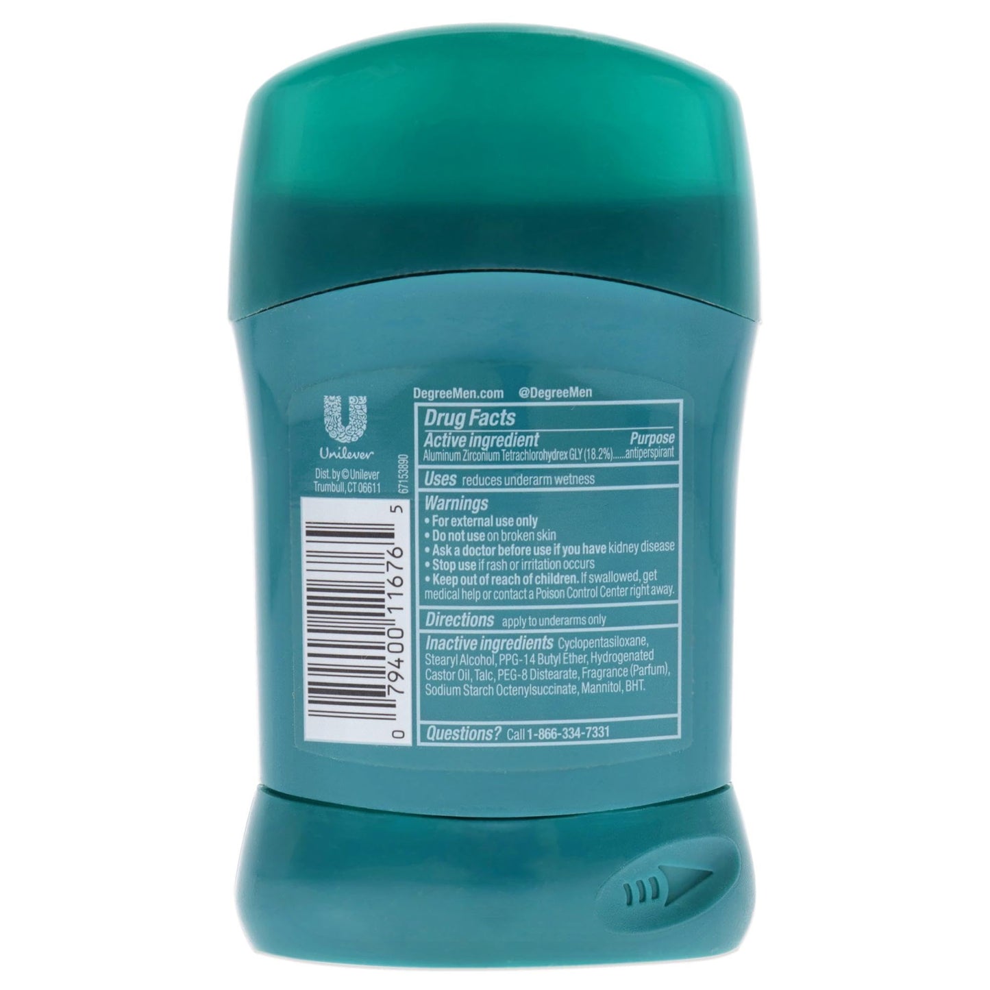 Degree Dry Protection Antiperspirant & Cool Rush Deodorant Stick for Men, 1.7 Ounce