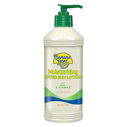 Banana Boat Moisturizing After Sun Lotion with Aloe and Vitamin E, 16Fl Oz, After Sun Care, Banana Boat After Sun Lotion, Sunburn Relief, 16Fl Oz