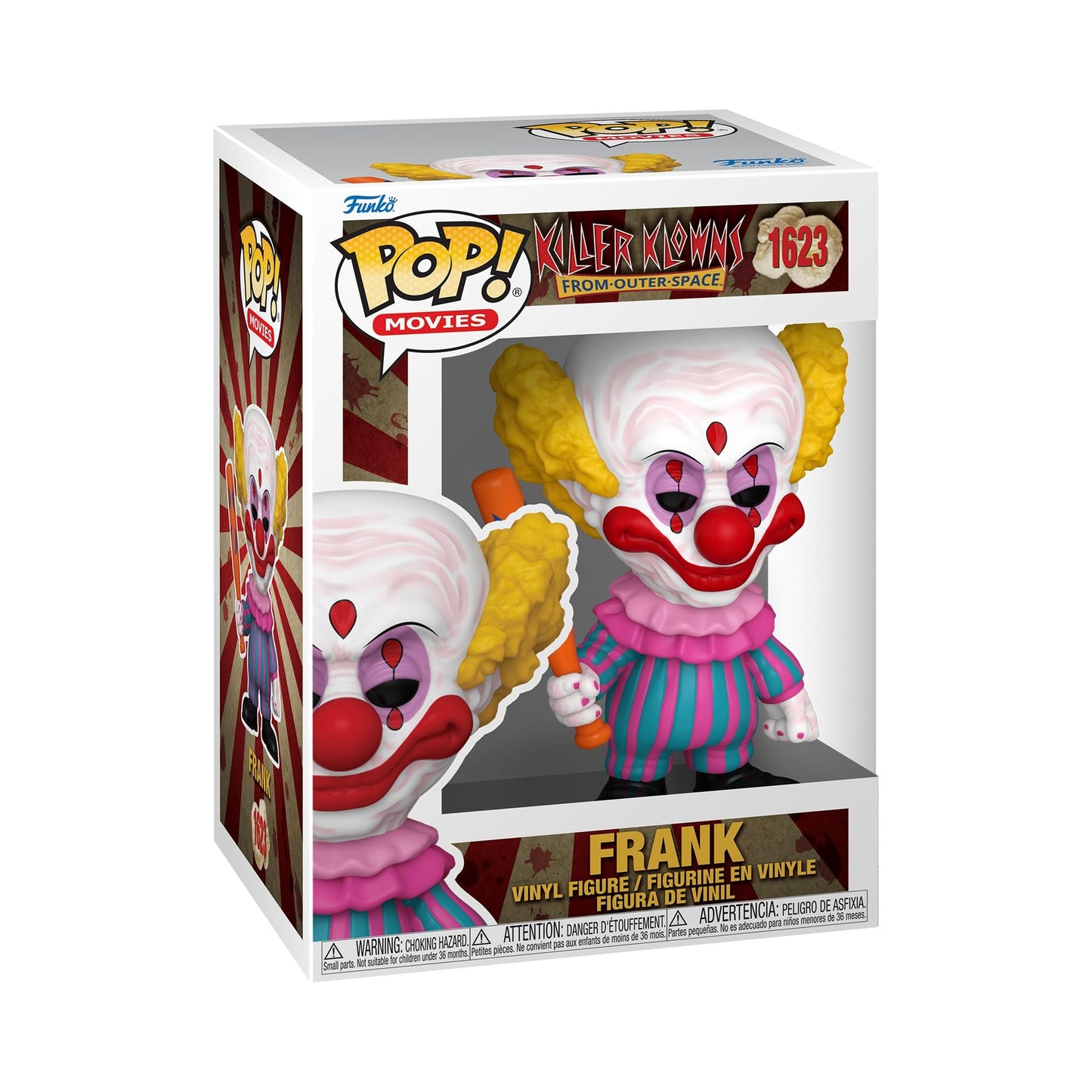 Funko POP! Movies: Killer Klowns from Outer Space - Frank - Collectable Vinyl Figure - Gift Idea - Official Merchandise - for Kids & Adults - Horror…