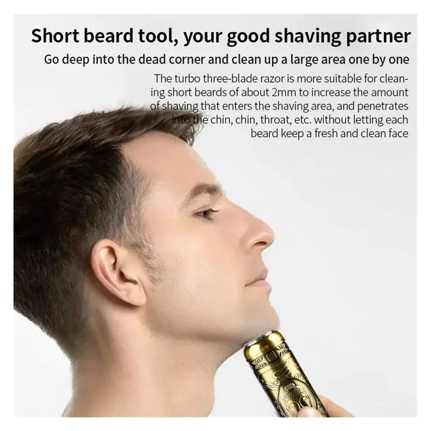 ONWEBAYK Razors Electric Shaver Vintage Hair Trimmer USB Rechargeable Shaver Men‘s Professional Hair Clipper Beard Trimmer Machine Metal Razor(Metal Beauty and Personal Care ONWEBAYK