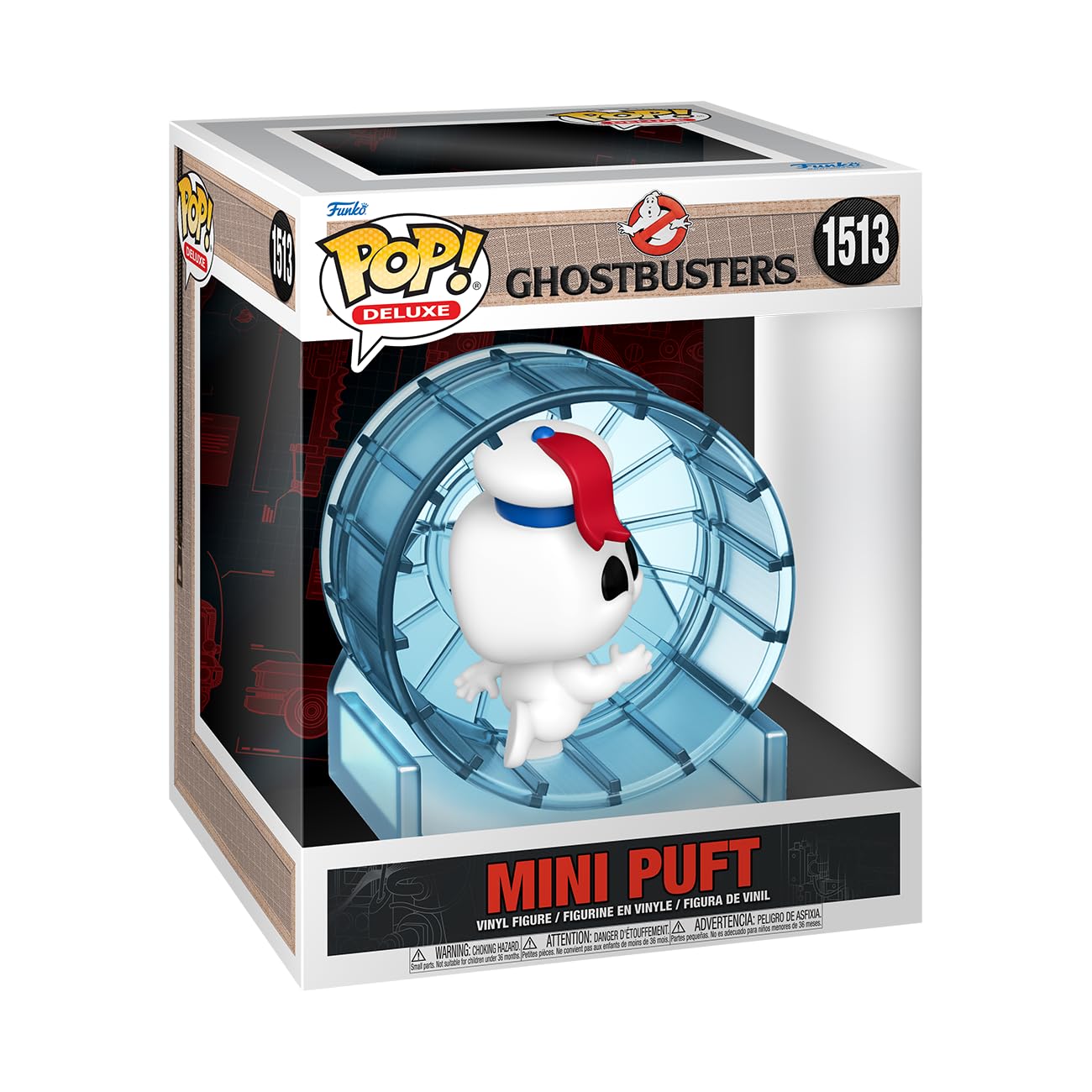 Funko POP! Deluxe : Ghostbusters: Frozen Empire - Mini Puft in Wheel - Collectable Vinyl Figure - Gift Idea - Official Merchandise - for Kids…