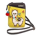 Chala Llama Wallet Crossbody Handbag - Convertable Strap