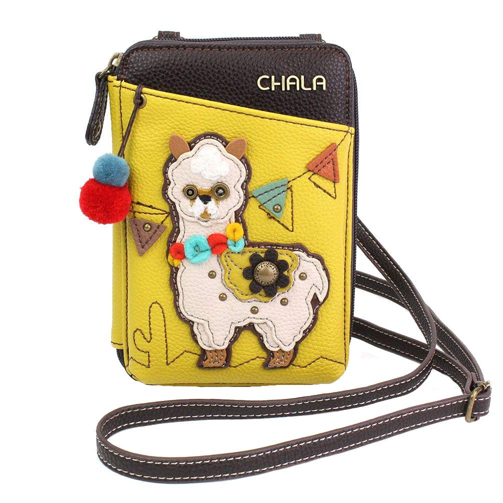 Chala Llama Wallet Crossbody Handbag - Convertable Strap