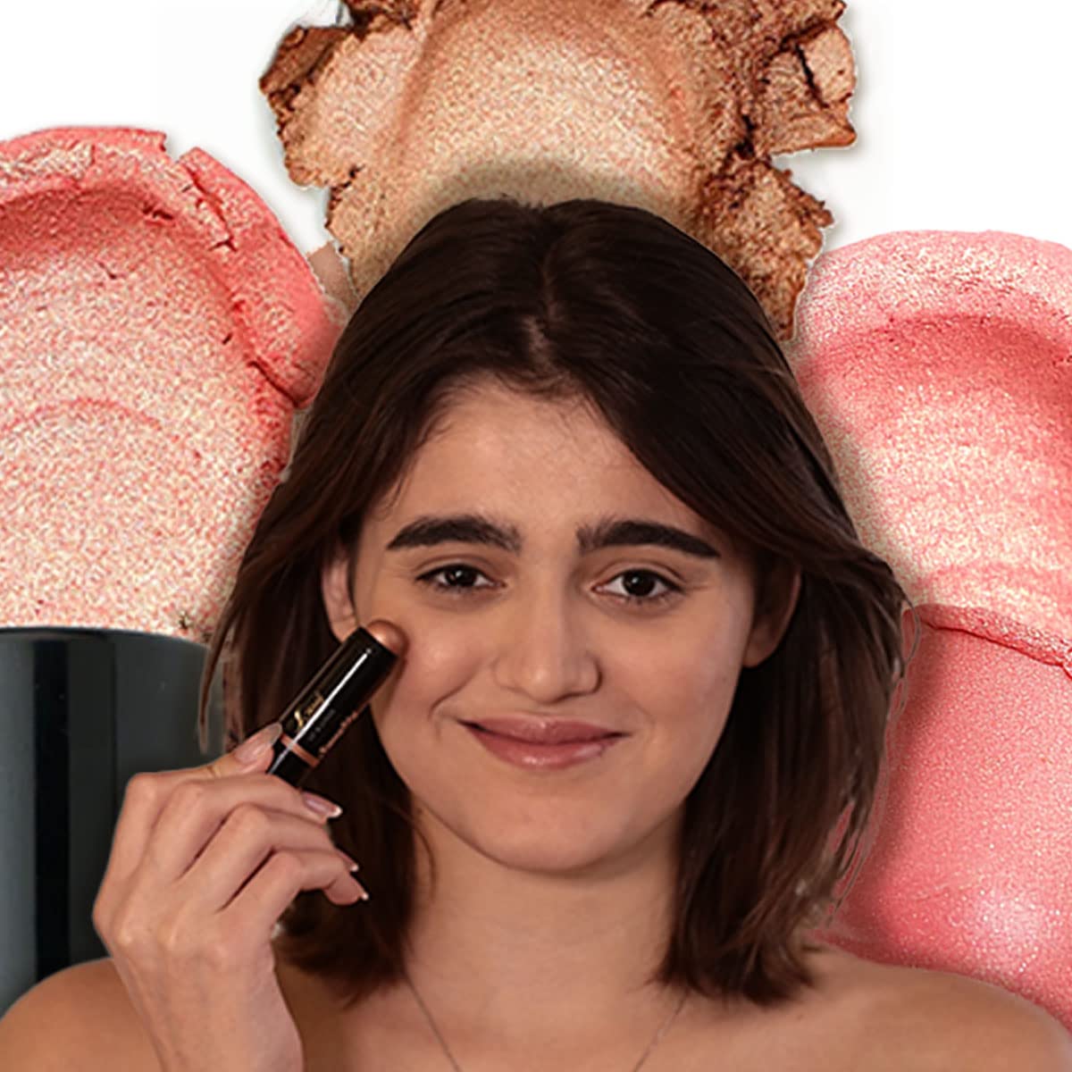 Sorme' Treatment Cosmetics Lip and Cheek Velvet Stick, Easy Application, Blendable Light weight Formula, Shy, 0.200 Oz.