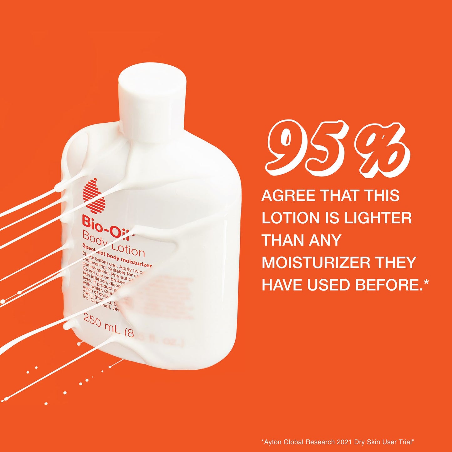 Bio-Oil Moisturizing Body Lotion for Sensitive and Dry Skin, Ultra-Lightweight, Fast Absorbing Moisturizer with Jojoba, Rosehip, Shea Oil