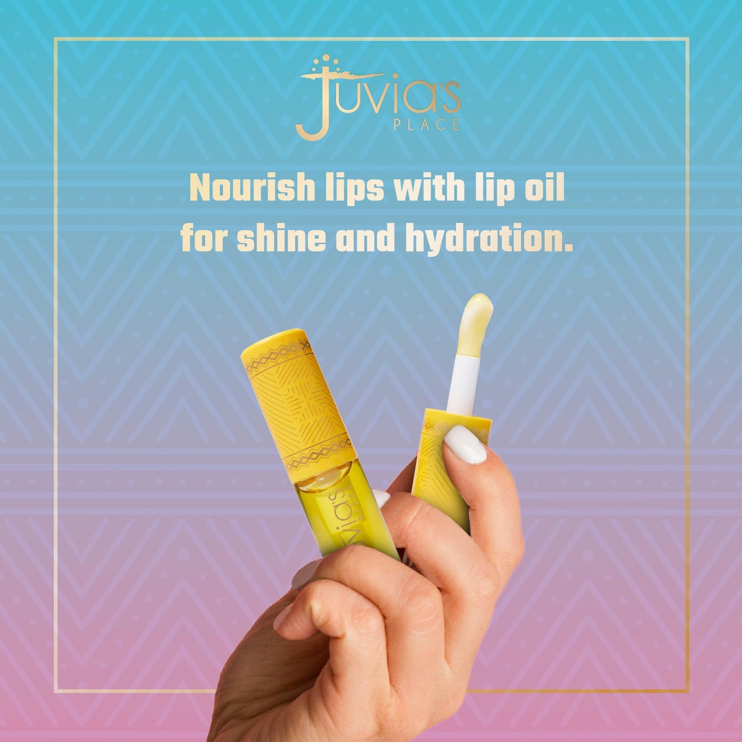 Juvia's Place Magic Lip Oil - Mango - Smooth, Hydrating with Vitamin E for Soft, Glossy, Juicy Lips - Infused with Fruit Extracts - Tinted,