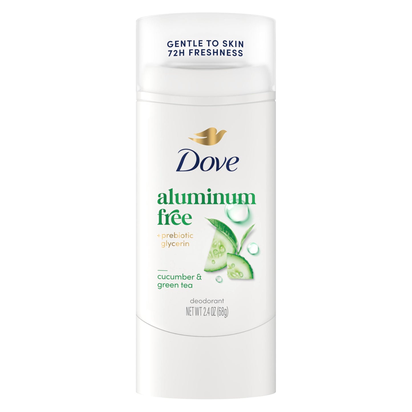Dove Deodorant Stick for Women, Aluminum Free, 72H Odor Protection, Cucumber & Green Tea, 2.4 Oz Beauty and Personal Care Dove