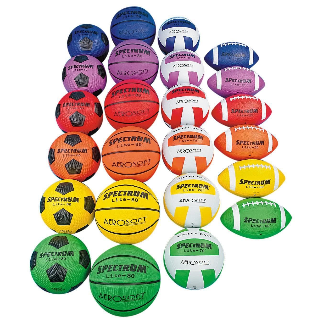 Lite Sports Ball Pack - Intermediate Size (Pack of 24)