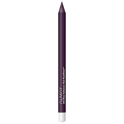 Almay Gel Eyeliner, Waterproof, Fade-Proof Eye Makeup, Easy-to-Sharpen Liner Pencil (Packaging May Vary), 130 Pure Plum, 0.045 oz