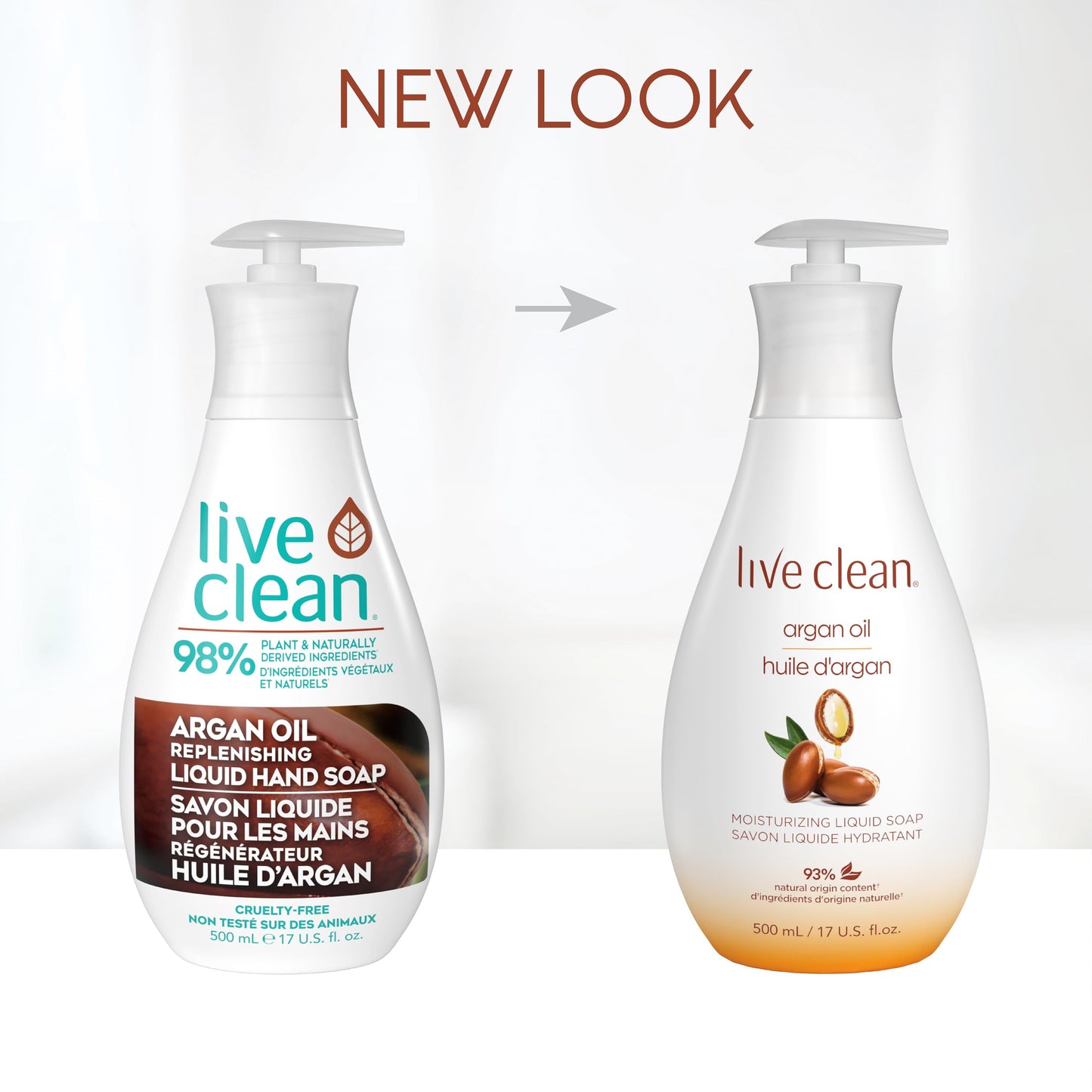 Live Clean Liquid Hand Soap, Argan Oil, 17 Oz (Packaging May Vary)