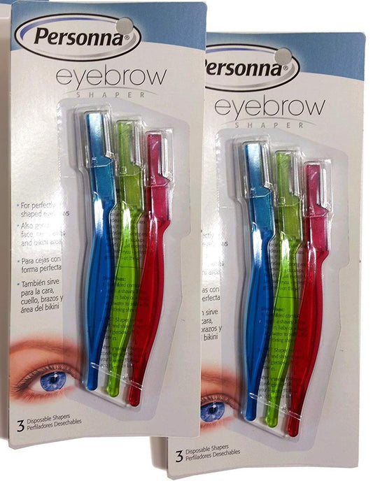Easy! Fast! Personna Disposable Eyebrow Shapers 3 Each (Pack of 2) Beauty and Personal Care Personna