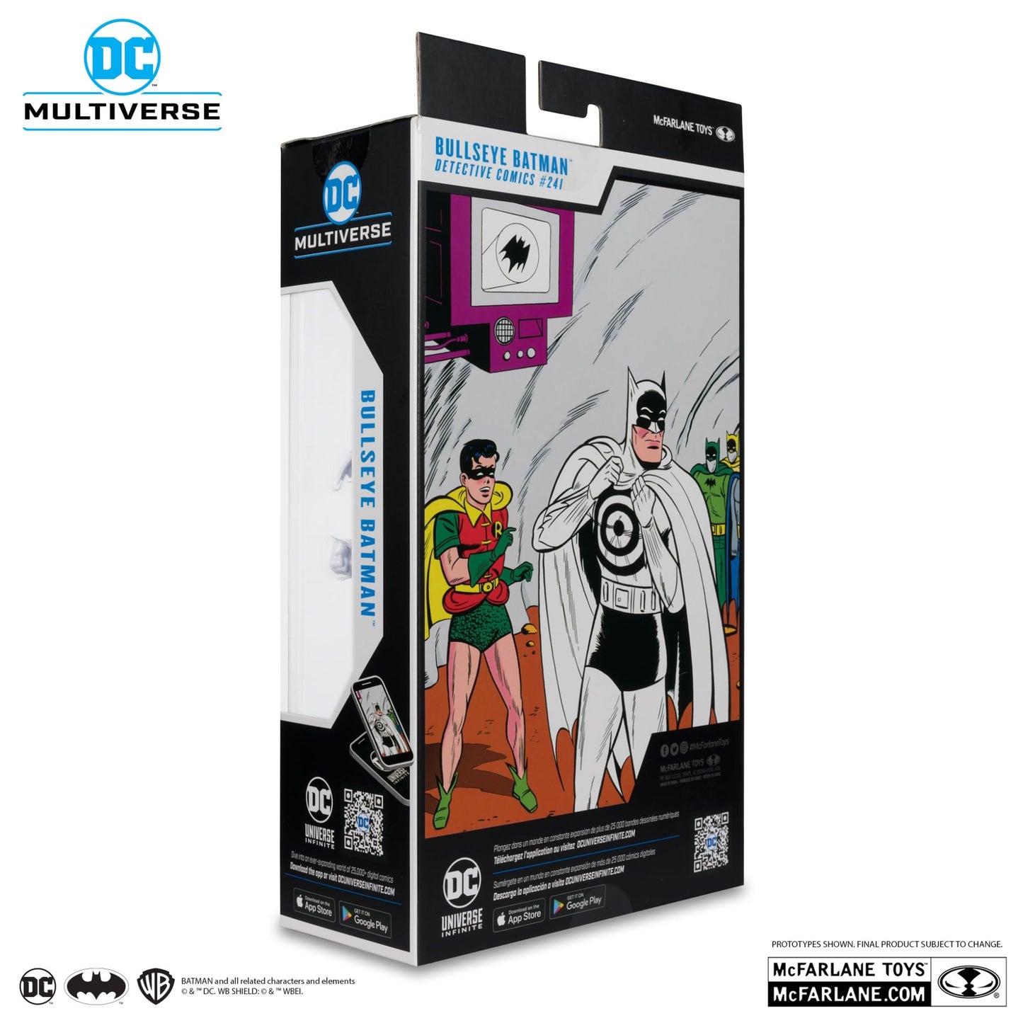 DC Multiverse Detective Comics 7 Inch Action Figure Exclusive - Bullseye Batman Platinum