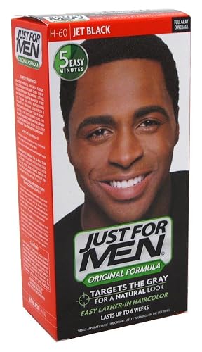 Just For Men Shampoo In #H-60 Haircolor Jet Black (6 Pack)