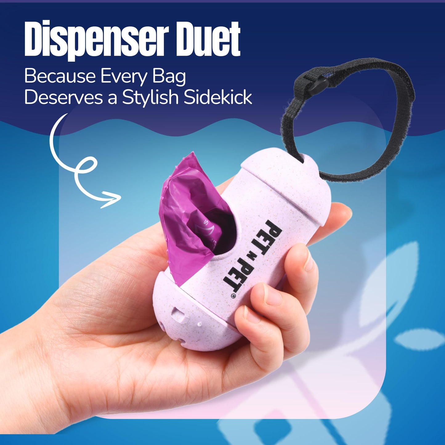 Pet N Pet Dog Poop Bags – 288 Lavender Scented Rolls with Dispenser, USDA Certified 38% Plant-Based, Leak-Proof Waste Bags for Dogs