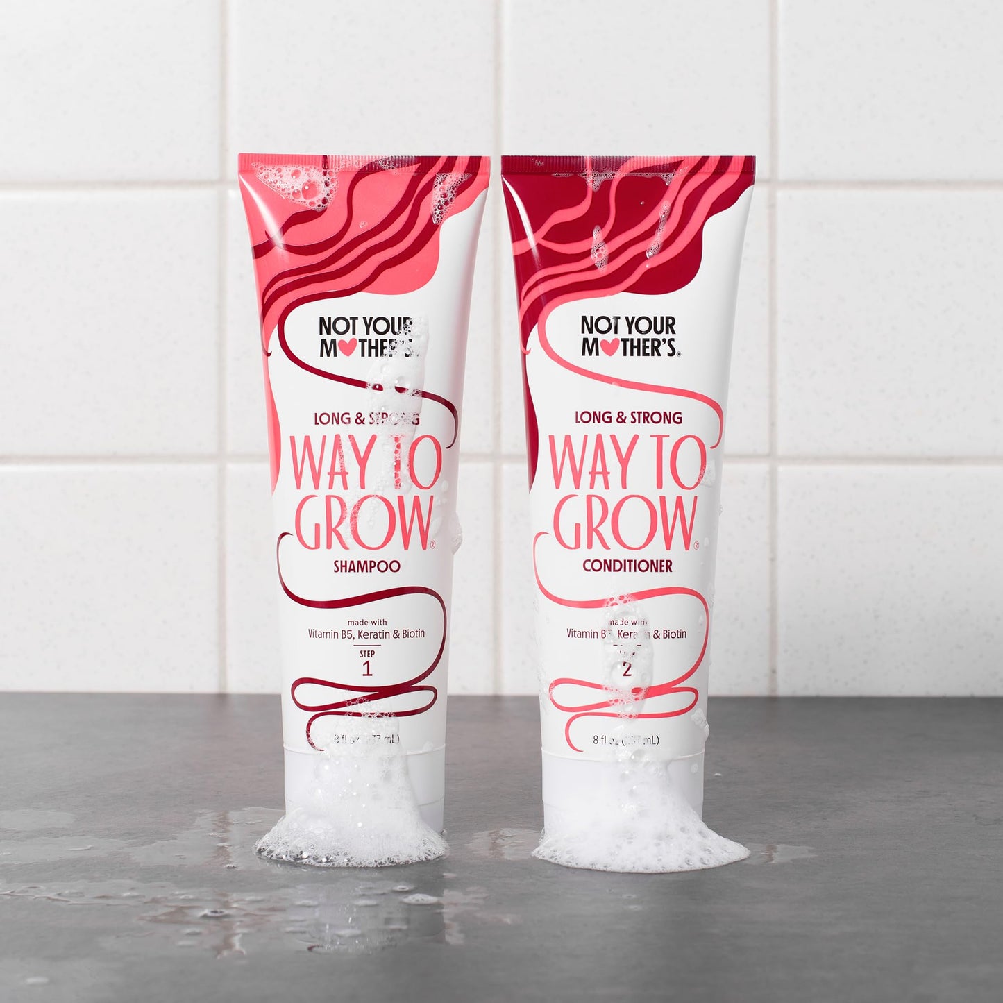 Not Your Mother's Way to Grow Shampoo and Conditioner (2-Pack) - 8 fl oz - Ideal for All Hair Types - Helps Cleanse, Moisturize, and Hydrate Dry