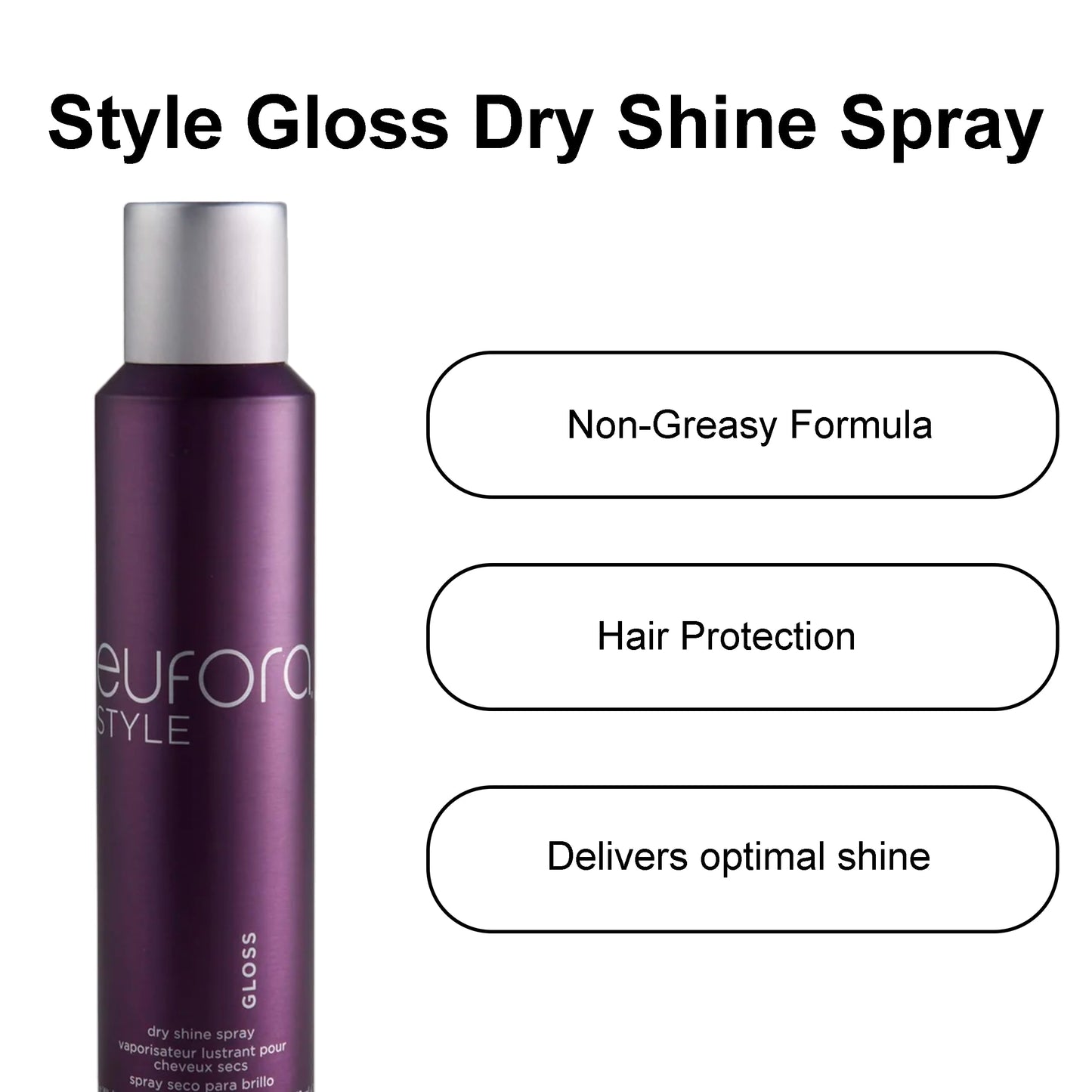 Eufora Style Gloss Dry Shine Spray 4.7oz/162ml