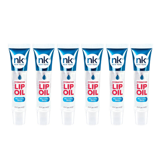 Nicka K Hydrating Lip Oil Nourishing Glass (GLOSS-6PK) Beauty & Personal Care NICKA K NEW YORK