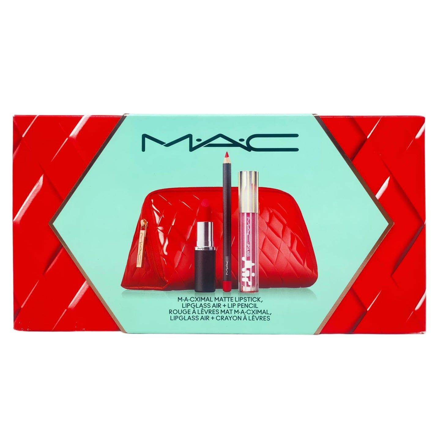M·A·C Cosmetics Holiday Exclusive Trending Tomorrow Lip Trio: Red - M·A·Cximal Matte Lipstick, Lipglass Air and Lip Pencil