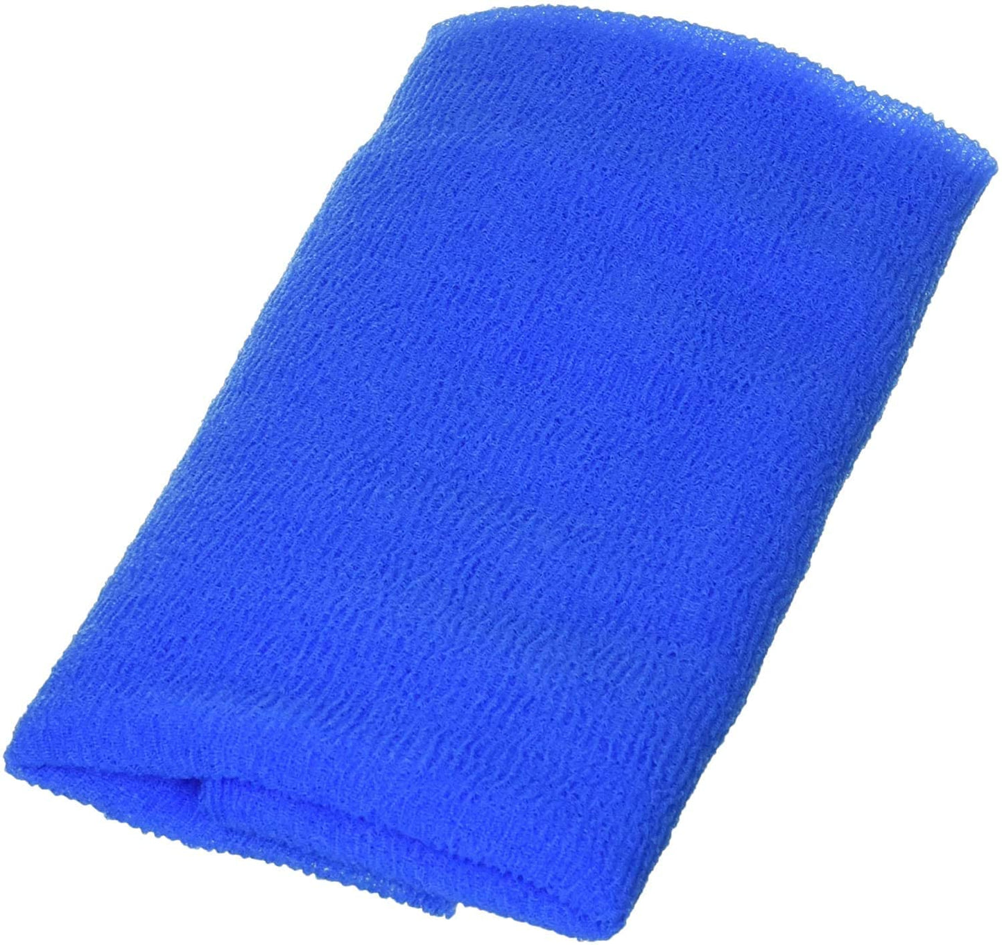Cure Series Japanese Exfoliating Bath Towel From OHE - Super Hard Weave - Blue, 120cm -Value Set of 2