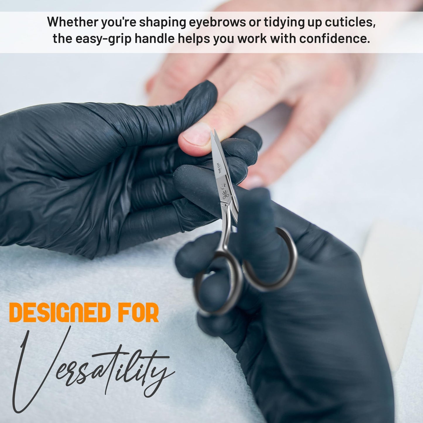 The Cut Factory® Precision Facial Hair Scissor - Premium Stainless Steel Grooming Tool for Eyebrows, Mustache & Beard - One Tool, All Power - No Beauty and Personal Care THE CUT - FACTORY -