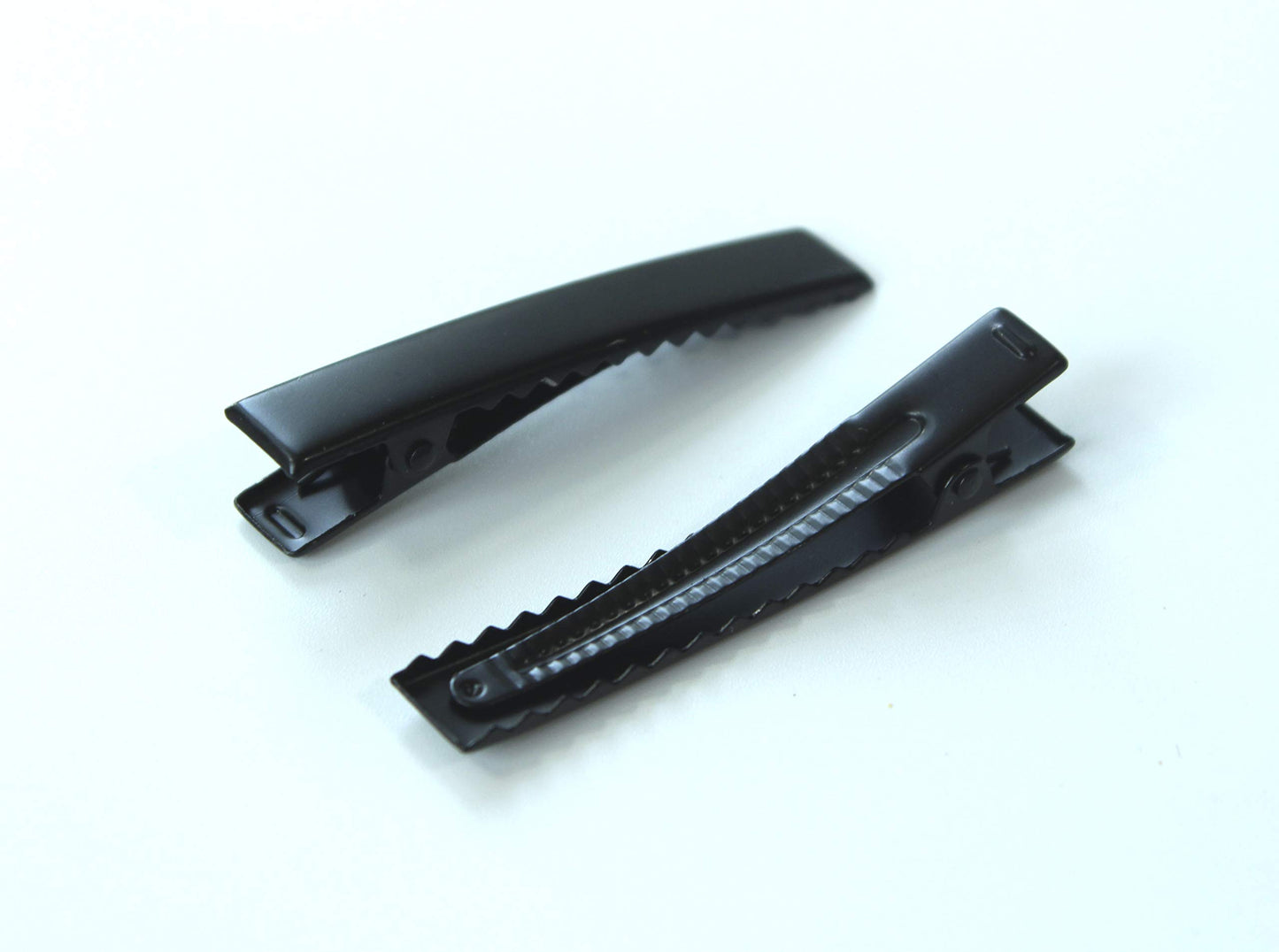 ALL in ONE 50pcs Small Size Hair Clip for adults DIY (35MM/1.37“ Black Flat Alligator Clips)