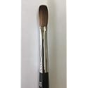 Six Angles - CRIMPED - Black Handle Petal 100% Kolinsky Acrylic Nail Brush (Crimped 10) Beauty & Personal Care Six Angles