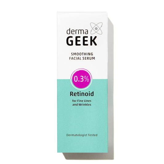 Derma Geek Smoothing Facial Serum 0.3% Retinoid for fine lines and wrinkles