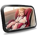Shynerk Baby Car Mirror, Safety Car Seat Mirror for Rear Facing Infant with Wide Crystal Clear View, Shatterproof, 360° Rotation, Crash Tested and…