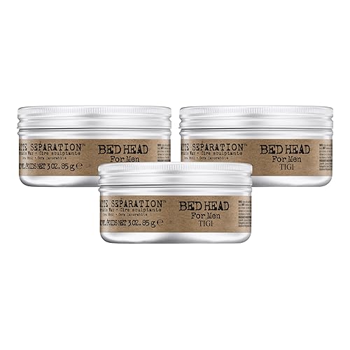 TIGI Bed Head for Men Matte Separation Workable Wax - Use for Strong Hold - For Men's Hairstyles - Use on Damp or Dry Hair - Premium Strong Hold Hair