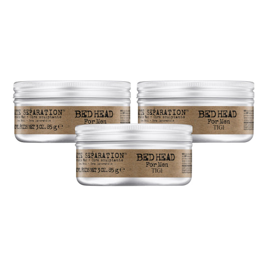 TIGI Bed Head for Men Matte Separation Workable Wax - Use for Strong Hold - For Men's Hairstyles - Use on Damp or Dry Hair - Premium Strong Hold Hair