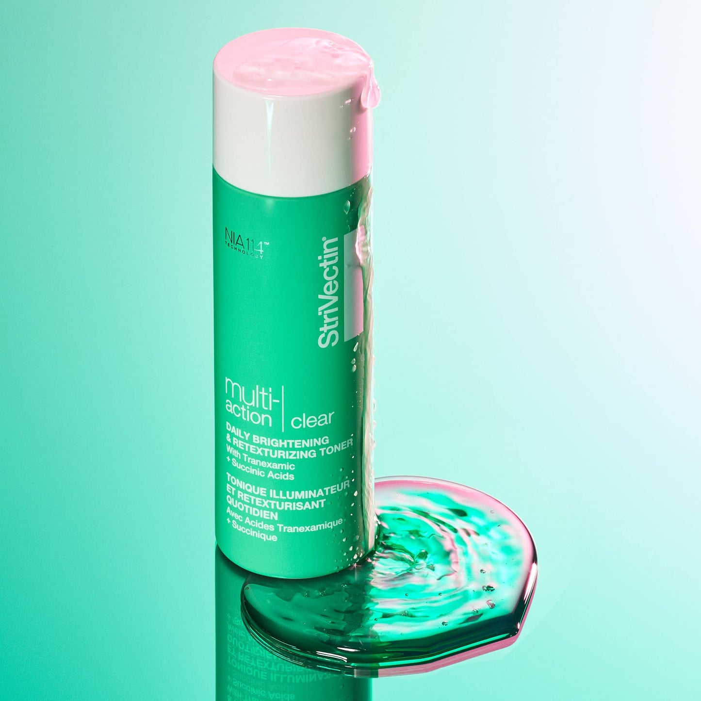 StriVectin Multi Action Clear Daily Brightening & Retexturing Toner for Acne and Blemish Prone Skin for Clearer, Smooth and Brighter Skin, Less