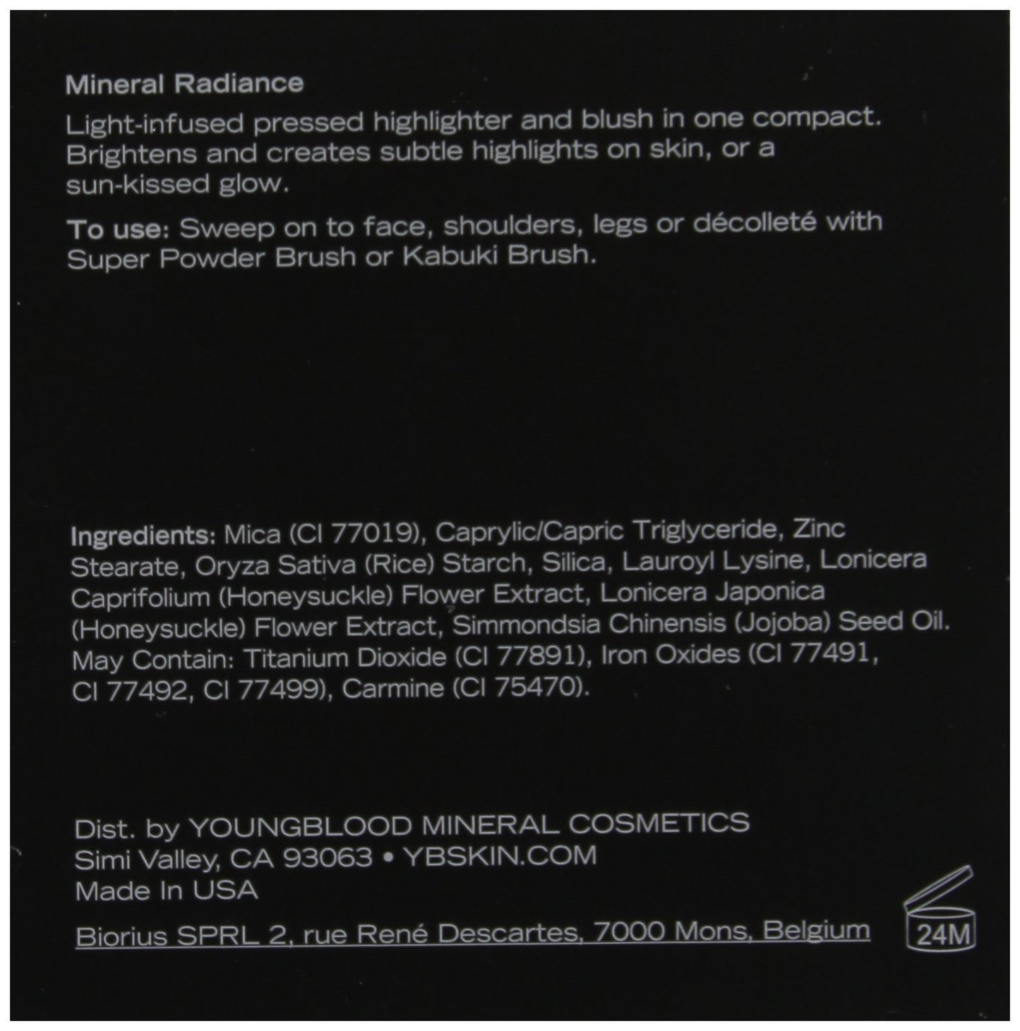 Youngblood Mineral Cosmetics Natural Radiance Bronzer/Highlighter - 9.5 g / 0.33 oz (Sunshine)
